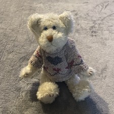 9  Boyds Investment Bear Kitt Investment Collection Jointed With Tags White Bear