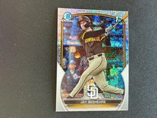 Jay Beshears 2023 Bowman Chrome 1st Speckle Refractor RC Padres E95