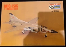 Vintage Minicraft / Hasegawa Soviet MiG-23S Flogger B 1:72 Plastic Model Kit