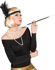 Zwanziger Set 3-tlg. Charleston 20er Jahre Kostüm Damen Fasching Karneval Neu