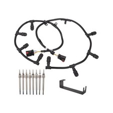 For 6.0L 2004-2010 Fit For Ford Diesel Glow Plugs Gasket & Glow Plugs MT030013