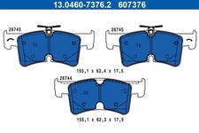 ATE BREMSBELÄGE SATZ HINTERACHSE passend für VW MULTIVAN | 13.0460-7376.2