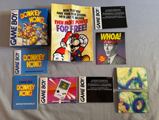 Genuine Nintendo Game Boy Donkey Kong BOX ONLY plus 9 Inserts