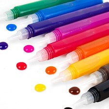 10-Pack Suncatcher Art Pens   10 Colors, 10ML Each   Kids  Window Art Supplie...