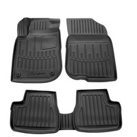 GummifußMatten FüR Peugeot 208 2012-2019 3D Schalen Set Automatten