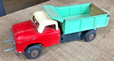 Camion benne basculante tôle Moteur à friction L:17 cm Jouet ancien années 60.