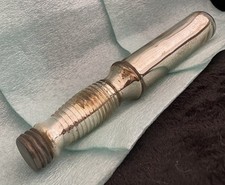 Antique Vintage Billy Club Baton Nightstick Glass Container/ Whiskey Bottle