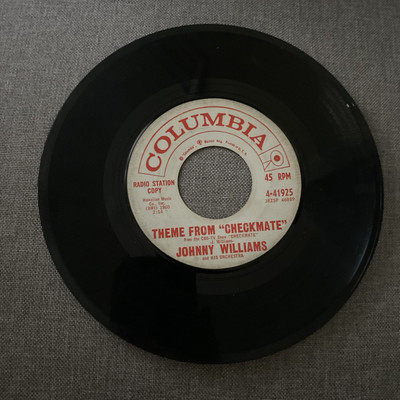 JOHNNY  WILLIAMS Theme From Checkmate Columbia Records The Black Knight  Promo