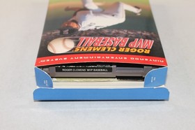 Roger Clemens' MVP Baseball NES Complete CIB NEAR MINT w/ RARE POSTER & REG!