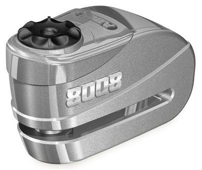 Abus Granit Detecto X-Plus 8008 Alarm Brake Disc Lock 16mm Silver
