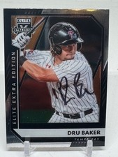 Panini Elite Extra Edition Dru Baker Optichrome #130 SIGNED 
