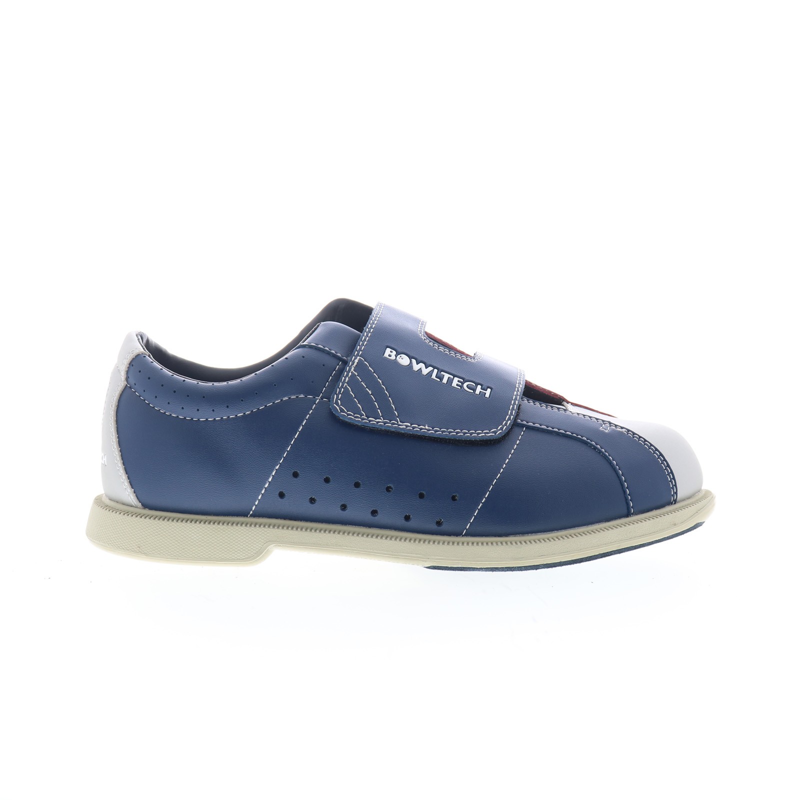 Dexter EBR3881-8 Mens Blue Leather Strap Athletic Bowling Shoes 8.5