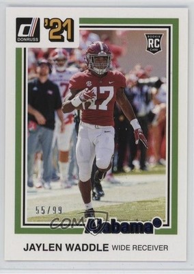2021 Chronicles Draft Picks Donruss Retro Blue /99 Jaylen Waddle Rookie RC 1q03