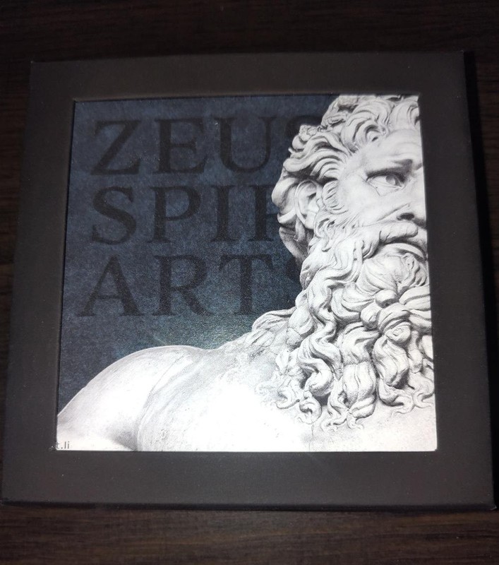 ZEUS FATHER OF THE GODS  2022  3 oz Silver Gold Gilded Coin Cook Islands