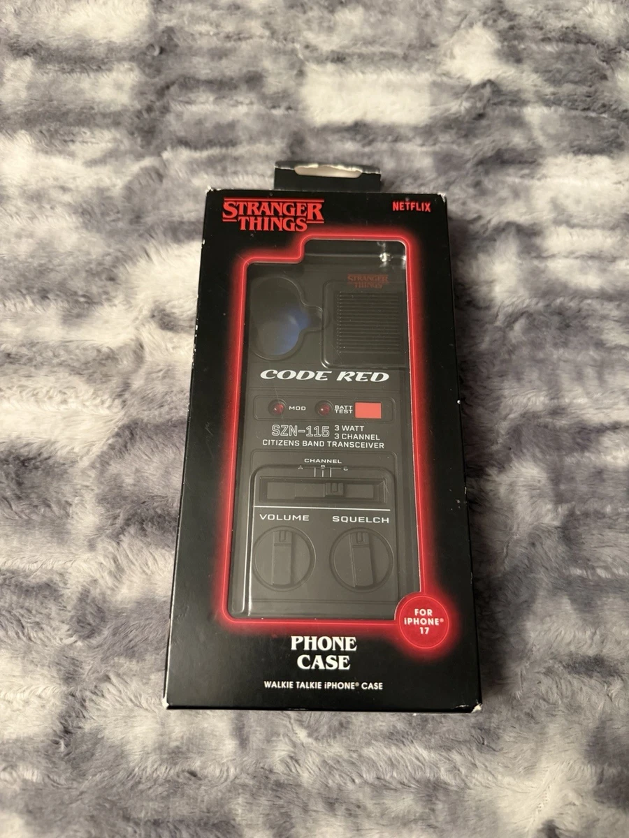 Stranger Things CODE RED iPhone 17ケース Stranger Things Code Red iPhone 17 Walkie Talkie iPhone Case | eBay