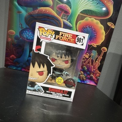 Funko Pop Vinyl Shinra Fire Force #981 Glow in the Dark Special Edition Figure