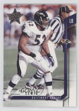 2001 Leaf Rookies & Stars Ray Lewis #71 HOF yf0