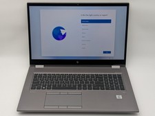 HP ZBook Fury G7 17" UHD 4K Touch I7-10850H 512GB SSD 16GB W11P Backlit FPR