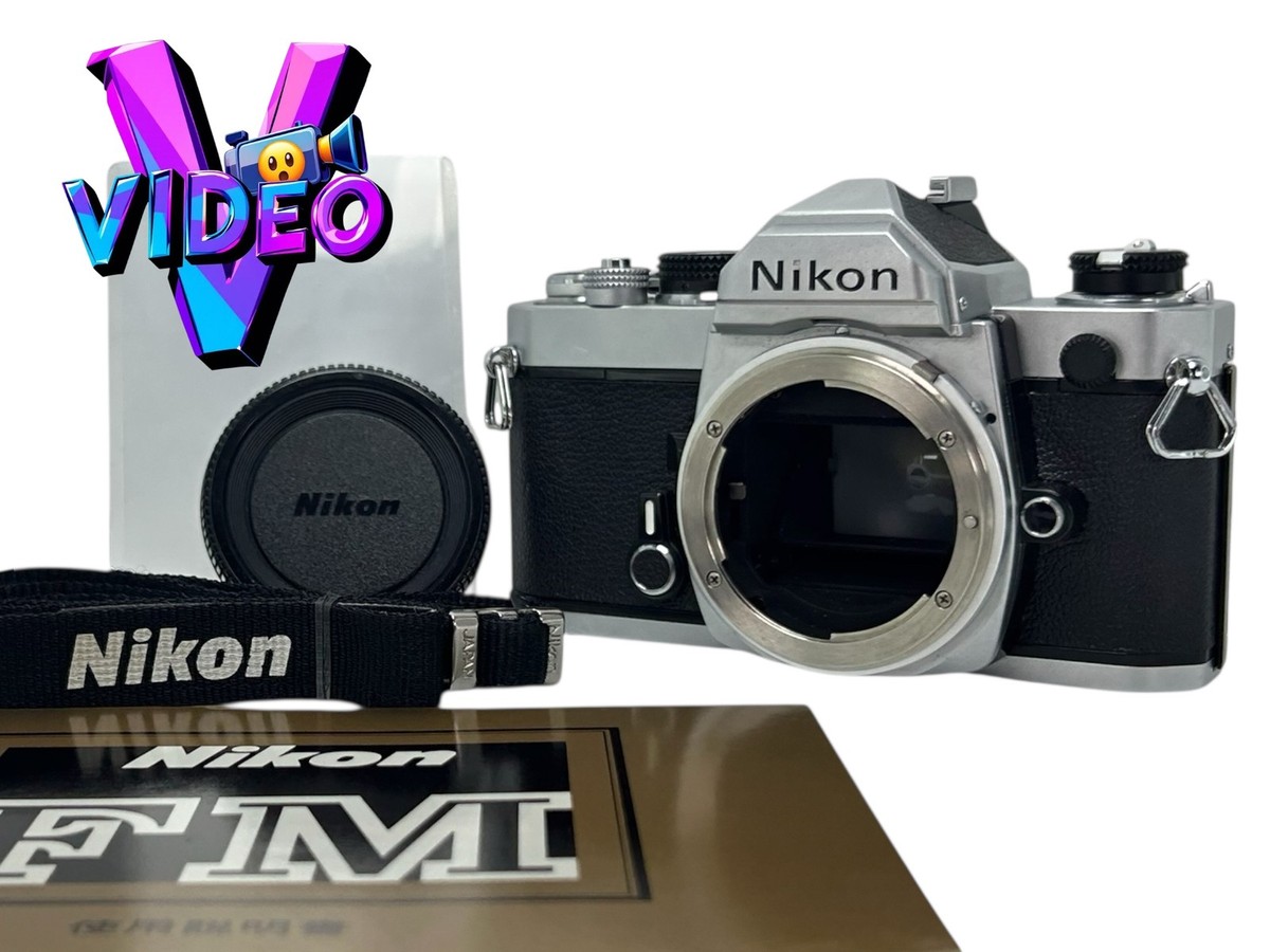 Light Seal New [Near Mint+++] Nikon FM 35mm Film Camera w/ Strap
