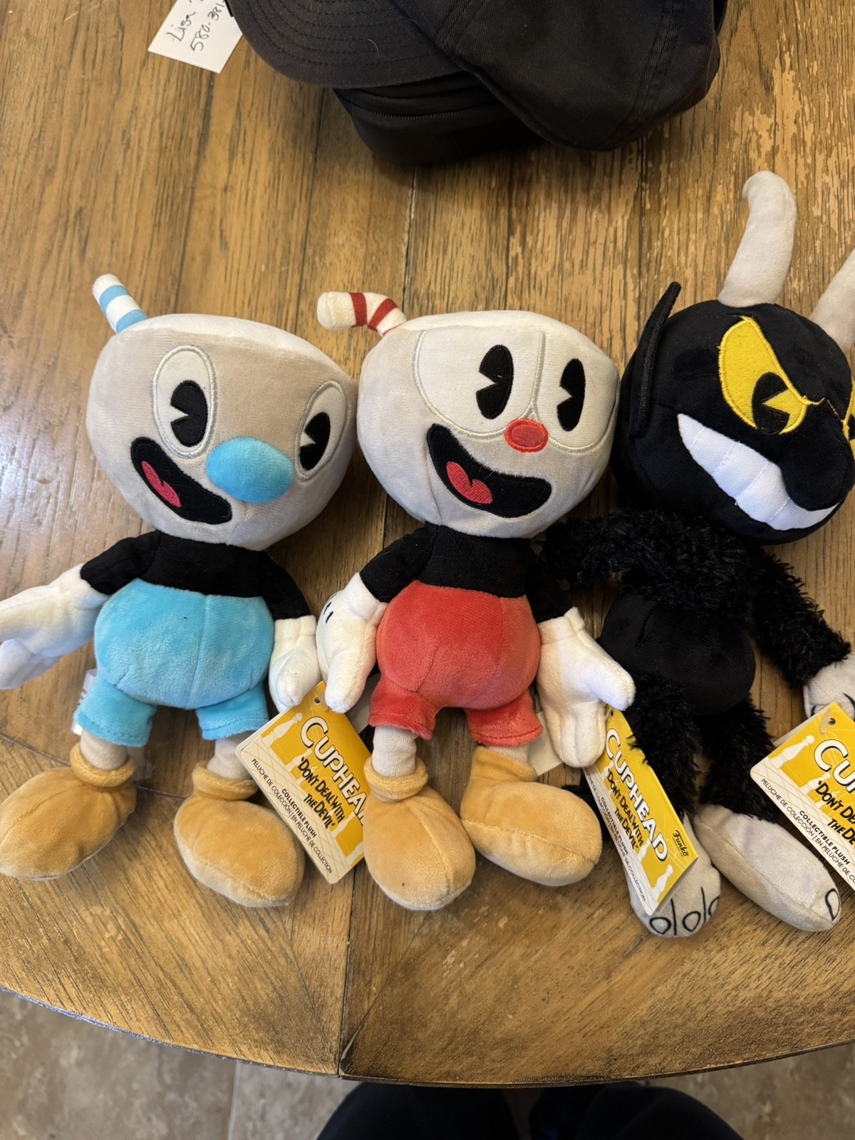 Funko de peluche Cuphead & Mugman "Don't Deal With The Devil" 2017 retirado 9" nuevo con etiquetas