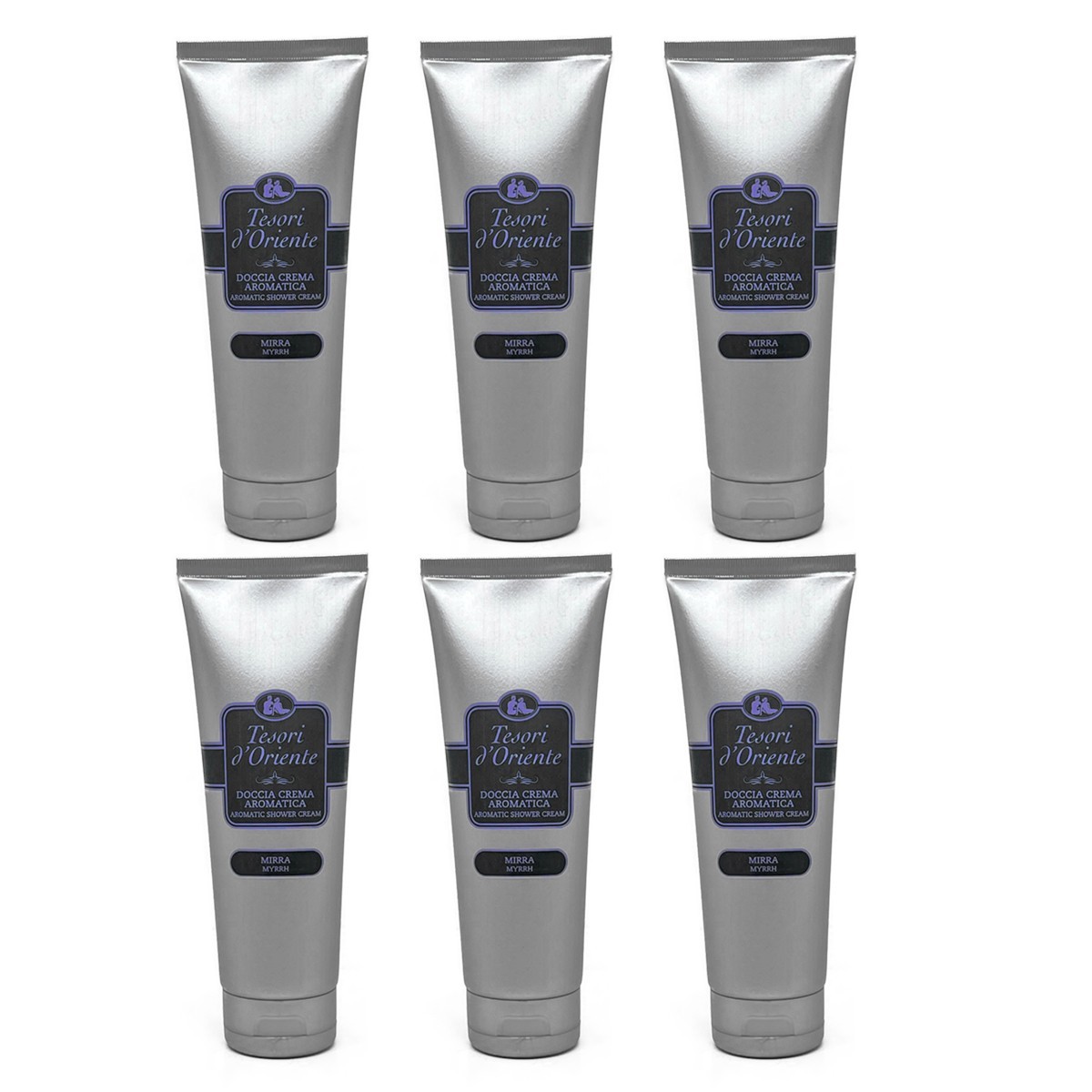 6pz TESORI D'ORIENTE MIRRA doccia crema 250ml