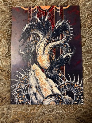 Displate Limited Edition Dusk Hydra #210/500 by Jonna Hyttinen