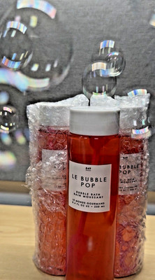 Lot of 3 Le Monde Gourmand Le Bubble Pop Bubble Bath Pink Liquid 8.4 fl oz each