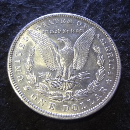 1896-O Morgan Silver Dollar - Rare Choice AU+ details from the New Orleans mint