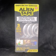 Alien Tape Multifunctional Double-Sided Tape 3 Rolls 1.18 in x 30 ft