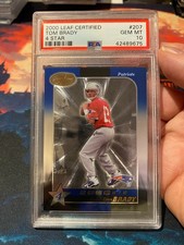 2000 Leaf Certified Tom Brady PSA 10 Rookie Card