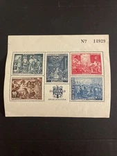 1939 Spain Hoja Bloque - Ano de la Victoria,  MNH Minisheet Original Gum