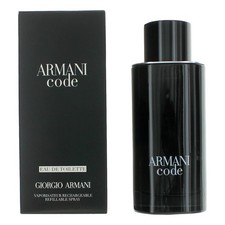 Armani Code by Giorgio Armani, 4.2 oz EDT Refillable Spray for Men Brand New