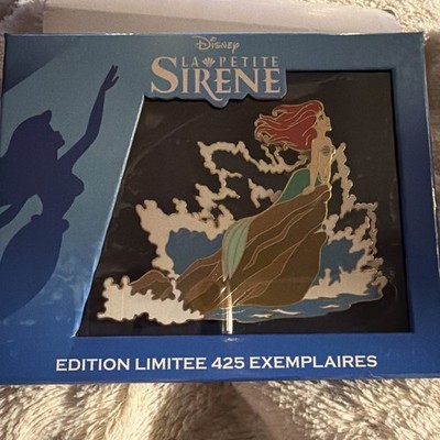 Pin DLP DLRP Paris Ariel Rocks Jumbo Little Mermaid Event LE 425 Disney 