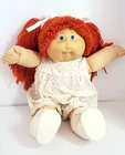 Cabbage Patch Kids 1983 Play Doll Red Hair Pony Tails Blue Eyes Freckles HM No 2