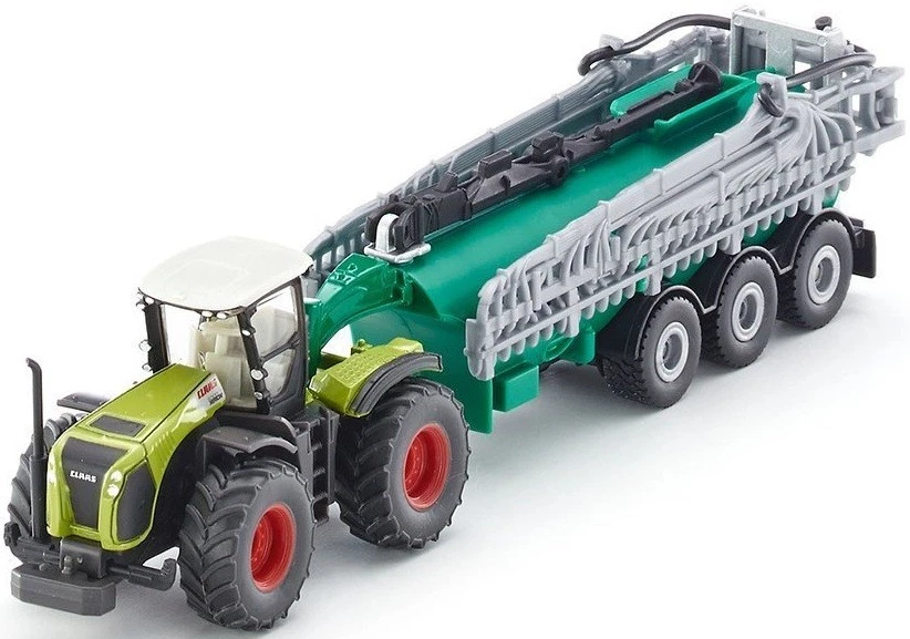 SIKU - Tracteur CLAAS XERION 5000 Avec tonne SAMSON 3 Essieux Ech:1/87 - 1/87... - Photo 1/1