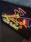 Vintage Coors Light The Silver Bullet Light Beer Sign