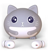 Kids Wireless Earbuds, IPX6 Waterproof, 85dB Safe Volume, Touch Control, 30H ...