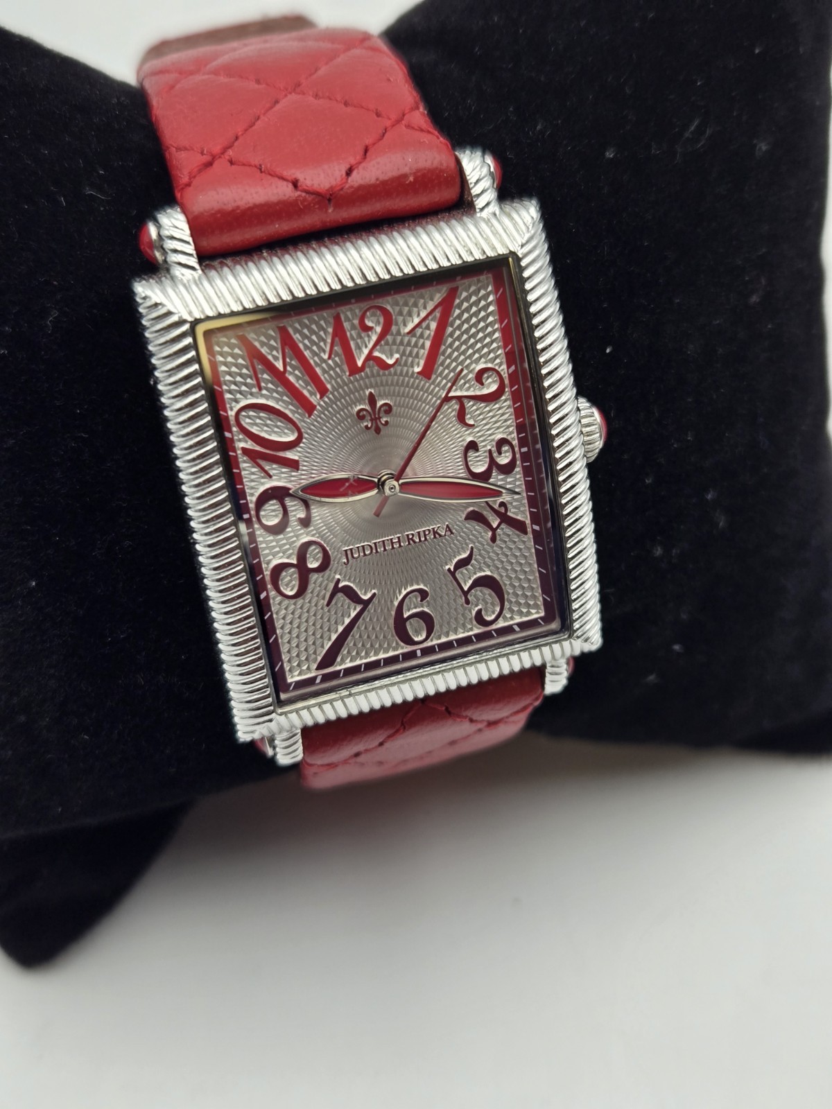 Judith Ripka Rectangular Stainless Steel Watch Re… - image 2