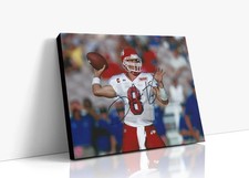 Fresno State Autograph Canvas - David Carr - Bulldog Cannon