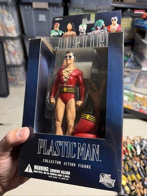 DC Direct PLASTIC MAN Justice League Alex Ross JLA 7''  Figure Series 3 NEW