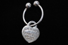 Tiffany  Co. Heart Return to Keyring Sterling Silver 925