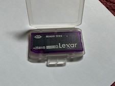 1pcs 256mb LEXAR Compatible SONY MEMORY STICK None Pro for Cybershot 128mbx2