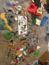 Huge Playmobil Figure Accessory Lot Knights Indians animals Weapons
