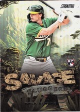 2025 Topps Stadium Club Savage Slugger Nick Kurtz RC #SS-21