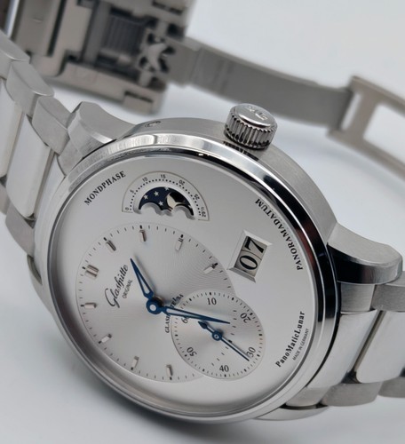Glashutte Original PanoMaticLunar Silver Dial 40mm FULL SET 2025 !!PRICE DROP!!