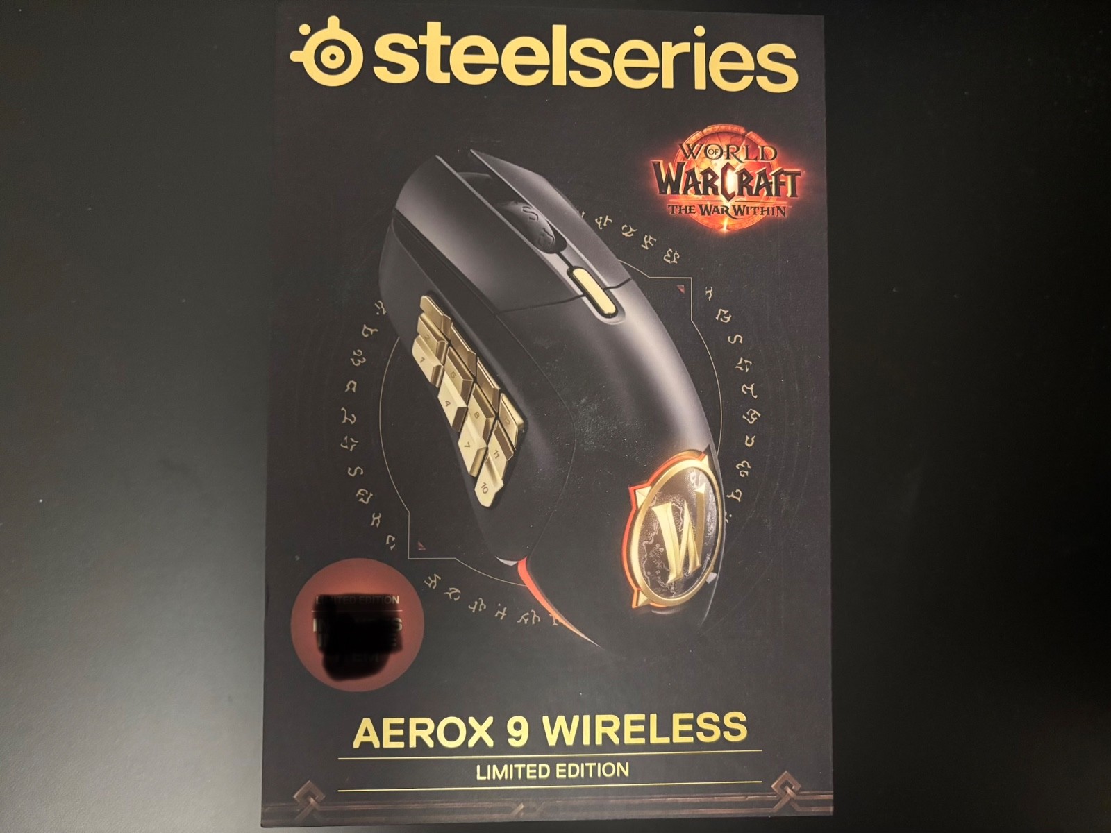 SteelSeries Aerox 9 Wireless: World of Warcraft Edition (NO CODE)