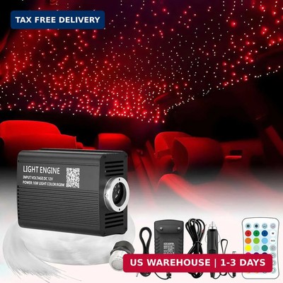 Twinkle Starlight Headliner Light,16W 500pcs 6.5ft LED Star Ceiling Fiber Optic