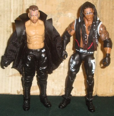 WWE WRESTLING FIGUREN MATTEL ELITE RETRIBUTION T-BAR & MACE MIT EINGANGSAUSRÜSTUNG