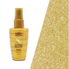 Ebin Egyptian Diamond Hair  Body Glitter Mist 70ML- Gold Diamond - NEW W/O CAP