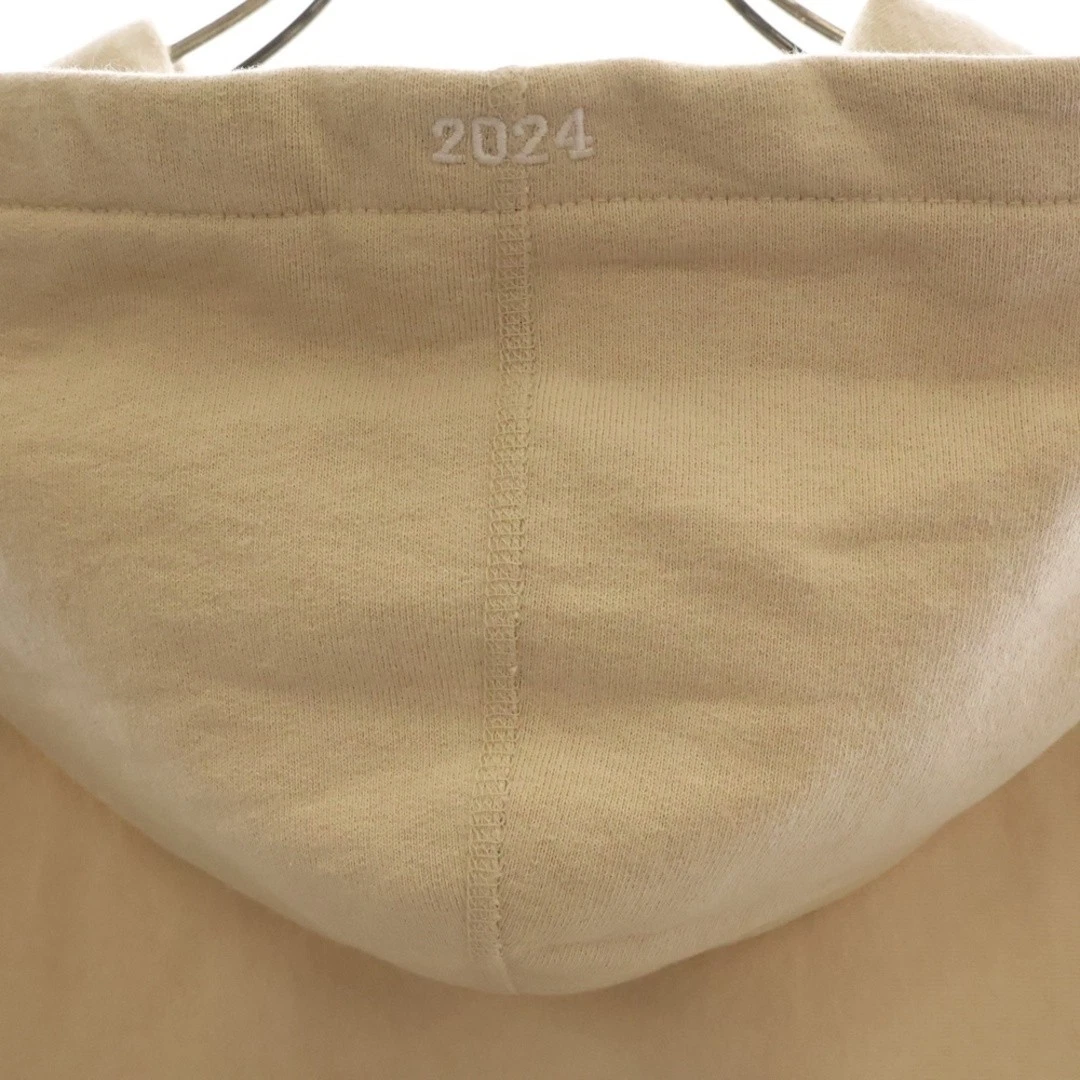 Felpa con cappuccio SUPREME 24AW box logo pullover beige usata 7949634ffc2d9